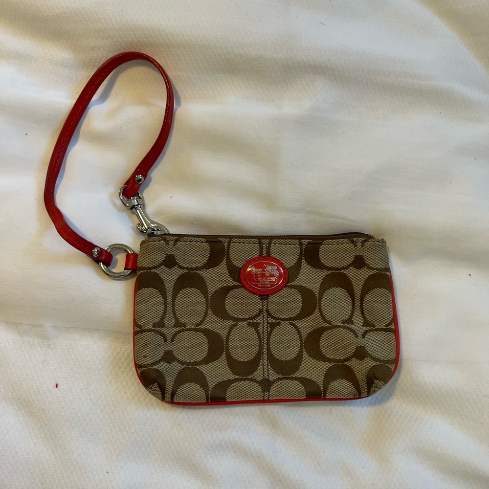 Coach Zipper Wristlet